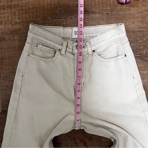 BDG Cowboy High Rise Distressed Jeans Tan Bootcut Size 27 - Picture 11 of 13